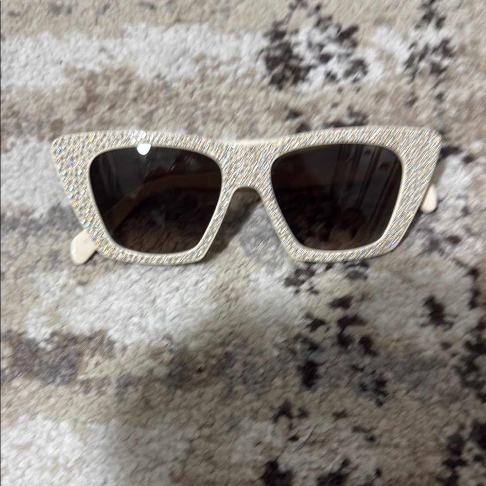 Celine White Sunglasses Fashionable Accessories
